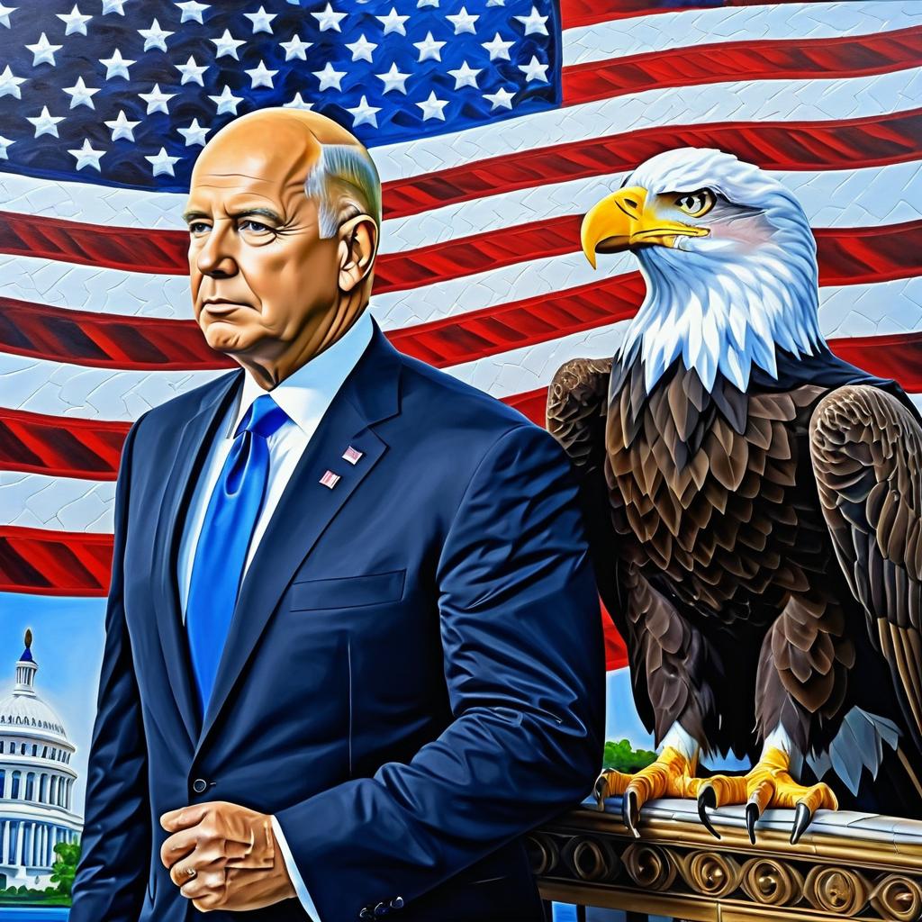 Patriotic Portrait of 2016 US President