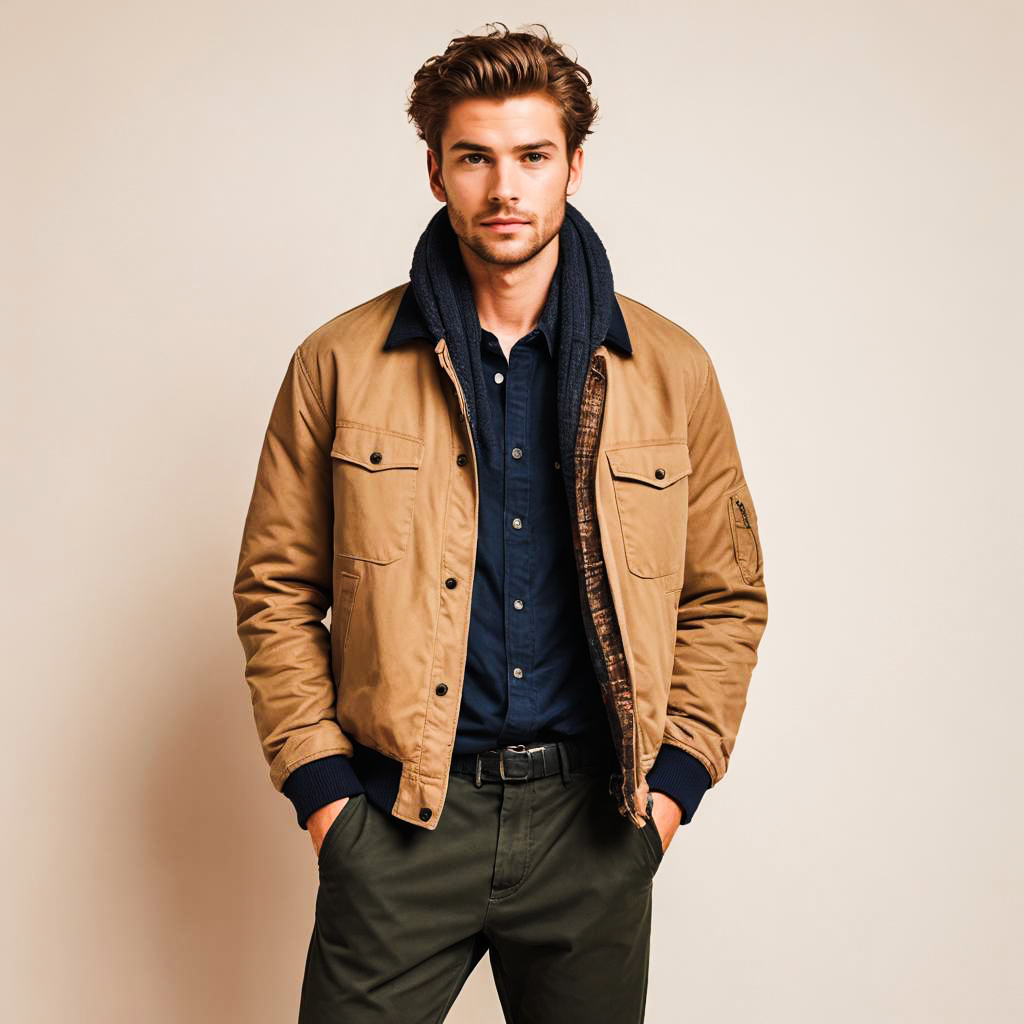 Stylish Autumn Look for Young Men