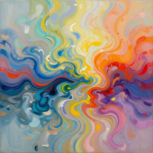 Vibrant Abstract Art Flow