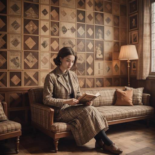 Cozy Vintage Reading Nook Scene