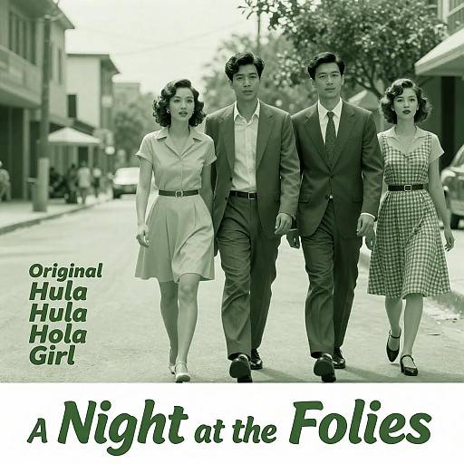 Green Monochrome Movie Poster Design