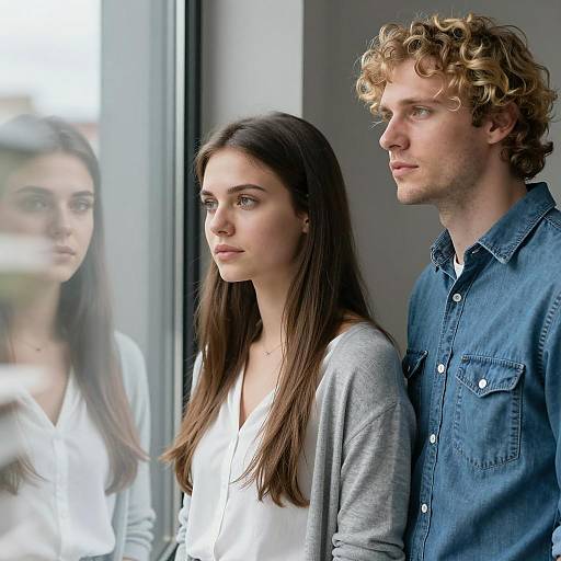 Intimate Reflection by the Window