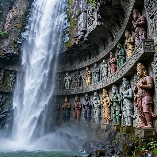 Gravity-Defying Waterfall Illusion