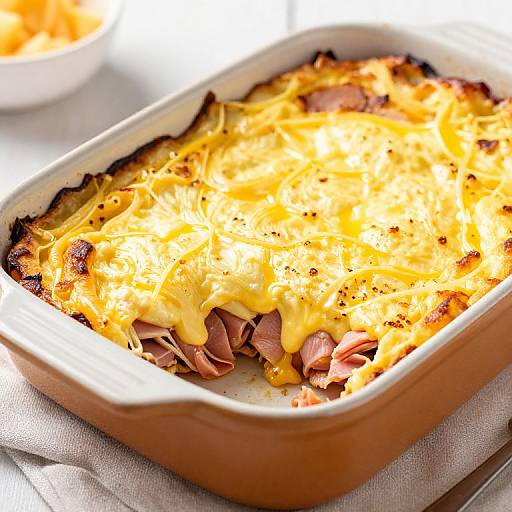 Delicious Ham and Cheese Casserole