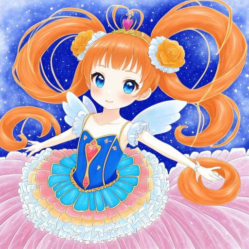 Illustration of Ahiru (princess tutu), princess tutu in the style of Potato pot