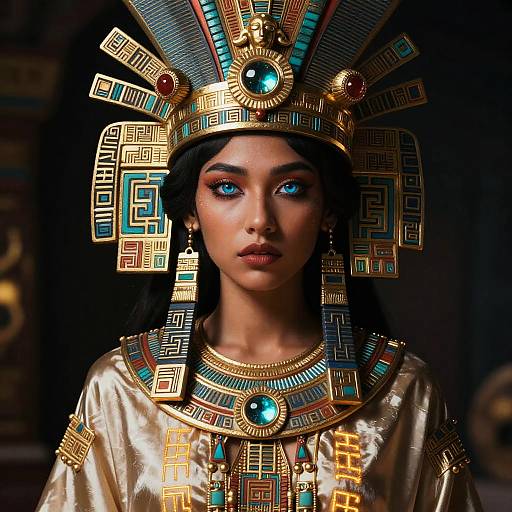 Enchantress in AI Aztec Empire