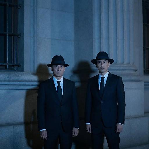 Mysterious Encounter in Blue Light