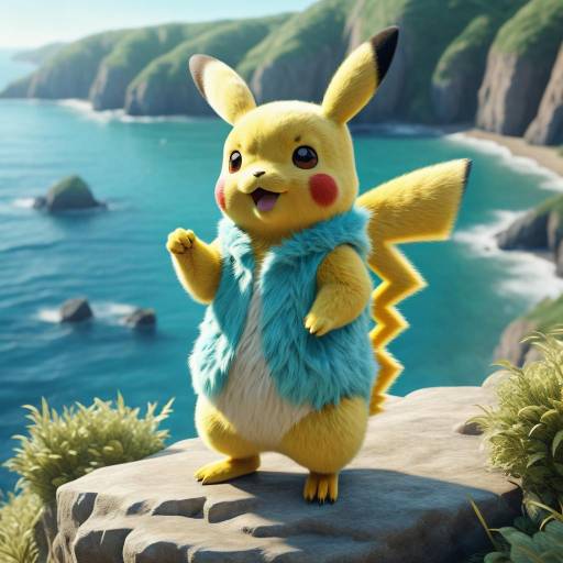 Cinematic 3D Render of Humanized Pikachu Cinematic 3D Render of Humanized Pikachu