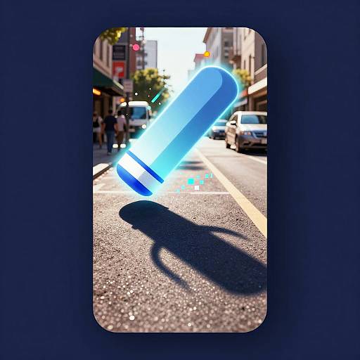 Glowing Eraser Removes Urban Shadows