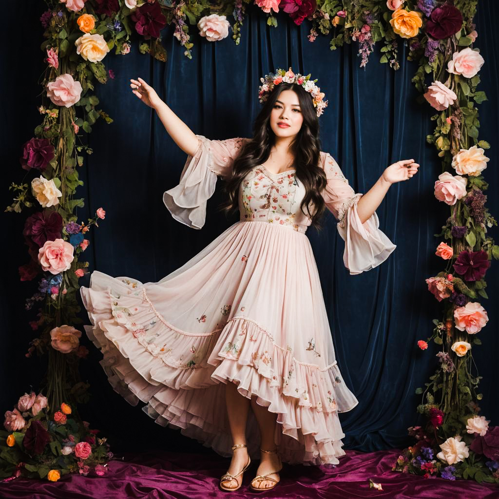 Whimsical Fairy Portrait of a Young Woman