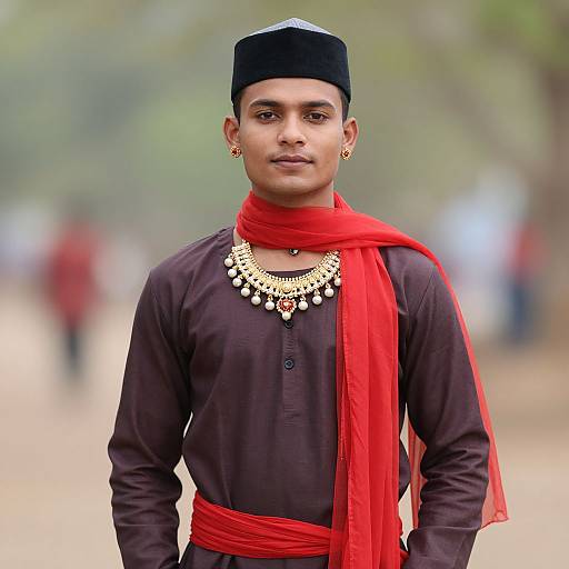 Velu Nachiyar Inspired Male Portrait