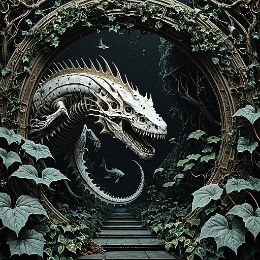 Surreal Abyssal Leviathan in Ivy Depths