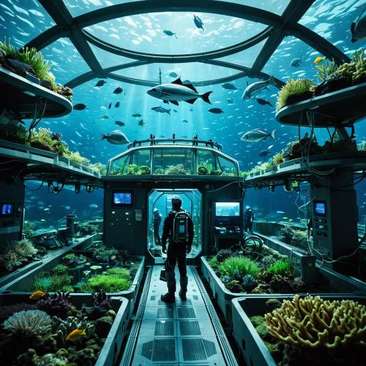 Underwater Aquaponic Farming Research Station