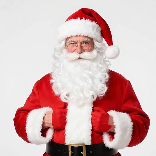 Classic Male Santa Claus Illustration