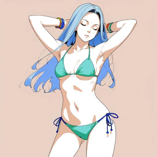Swimsuit Pose of Shin Megami Tensei Character