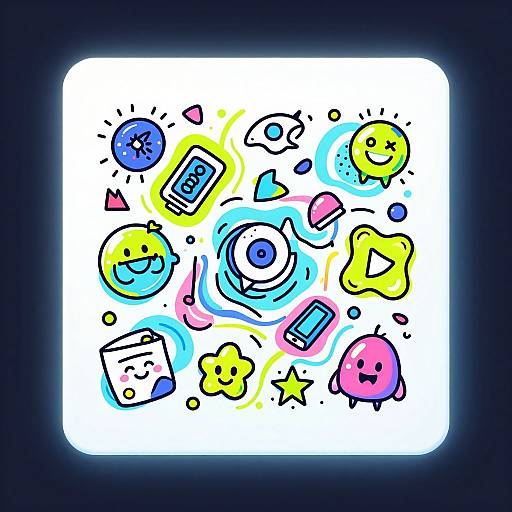 Vibrant Doodle Generator Interface
