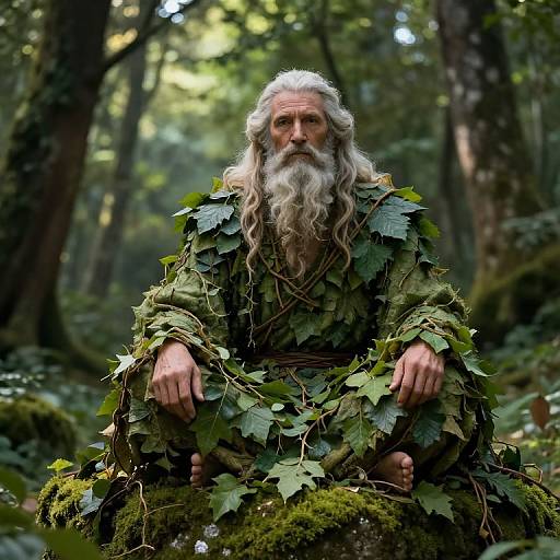 Ancient Forest Sage Portrait