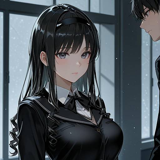 Illustration of Morishima haruka, amagami in the style of Lam (ramdayo)