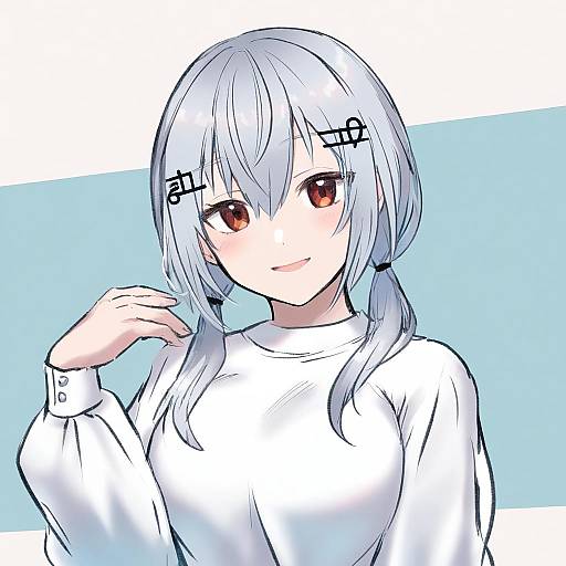 Illustration of Hakase fuyuki, nijisanji in the style of Shimatani azu