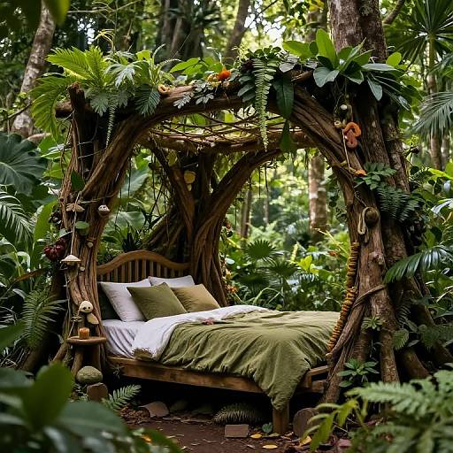 Enchanted Tree Bed Sanctuary