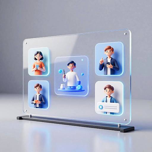 Interactive 3D Photo Display Application
