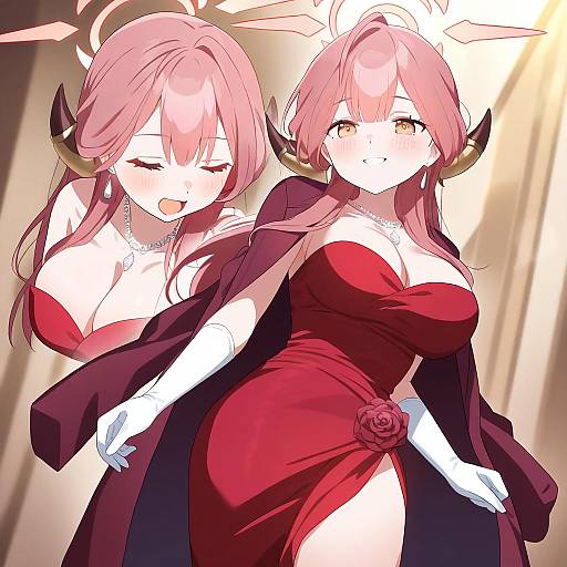 Illustration of Aru (dress) (blue archive), blue archive in the style of Hiiringu