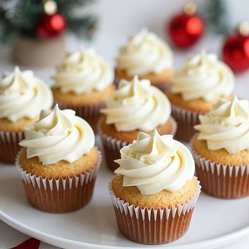 Festive Christmas Swirl Cupcakes