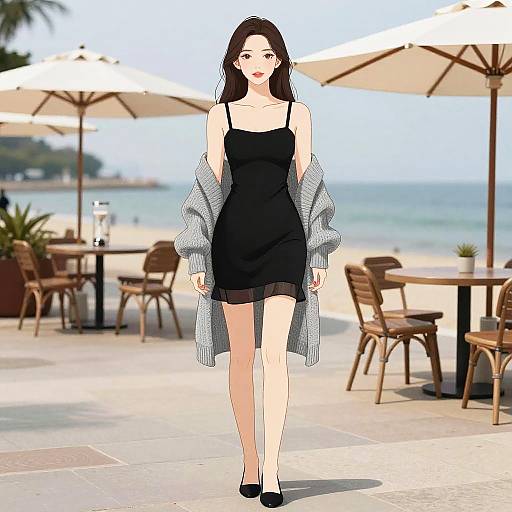 Contemporary Hourglass Woman by Seafront