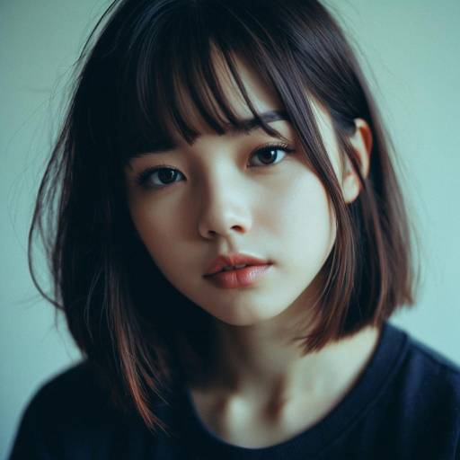 Melancholic Portrait of Teenage Girl