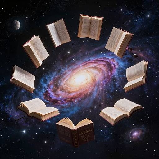 Cosmic Library of Galactic Books