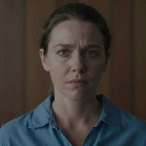 Intimate Portrait of a Thoughtful Woman