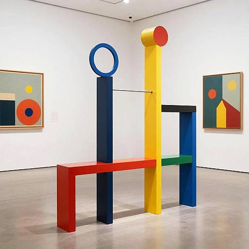 Playful Minimalist Kinetic Art Machines