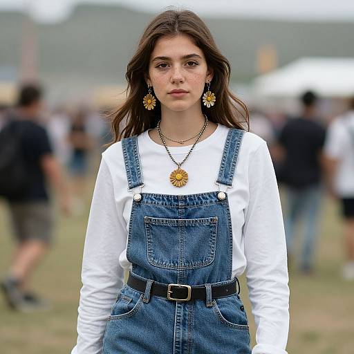 Realistic Outdoor Festival Outfit