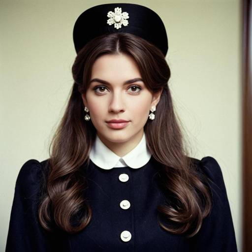 Young Woman in British Nanny Costume