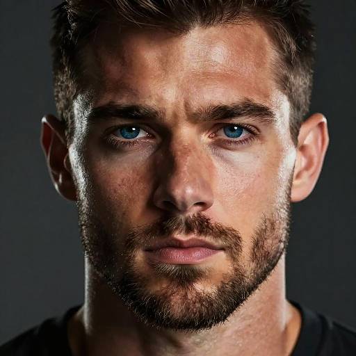 Hyper-Realistic Gigachad Portrait