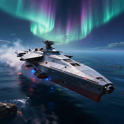 Quantum Flux Battleship in Plasma Tide