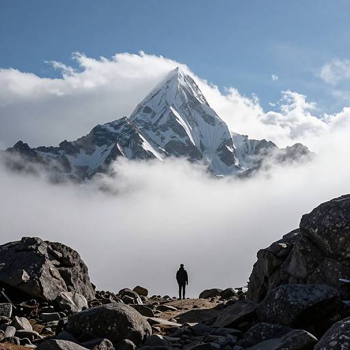 Majestic Needle-Sharp Mountain Peak