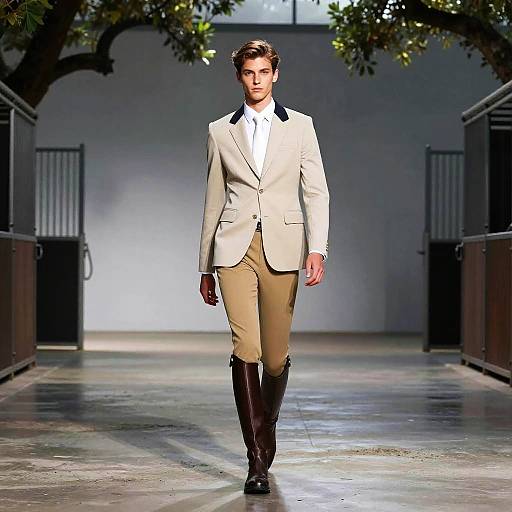 Elegant Equestrian Couture Runway