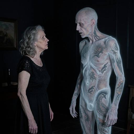 Ghostly Tattooed Spirit Converses