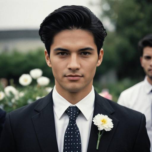 Groom in Suit with Boutonniere