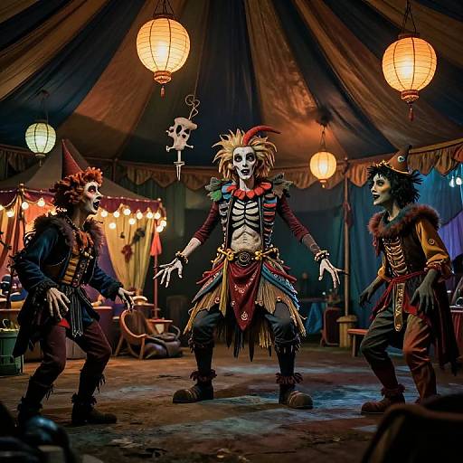 Surreal Freakshow Carnival Dreamscape