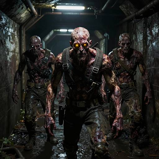 Metro 2033 Mutants in Subway Tunnels