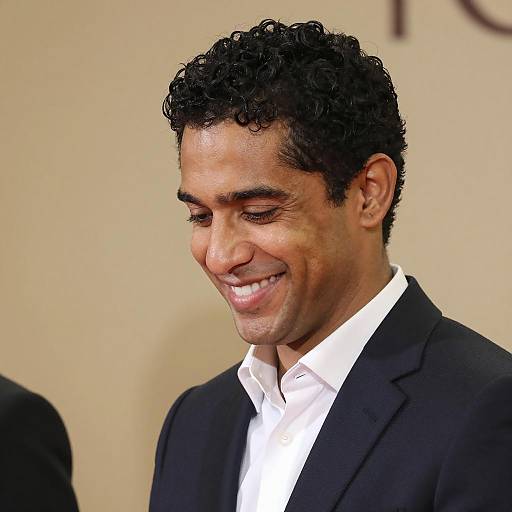 Warm Portrait of a Smiling Man