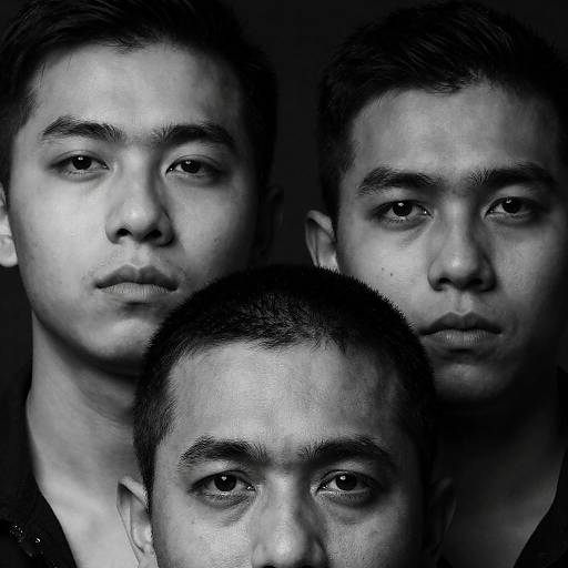 Intense Gaze: Black-and-White Portraits