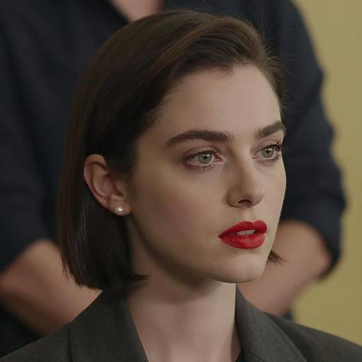 Intense Portrait of a Confident Woman