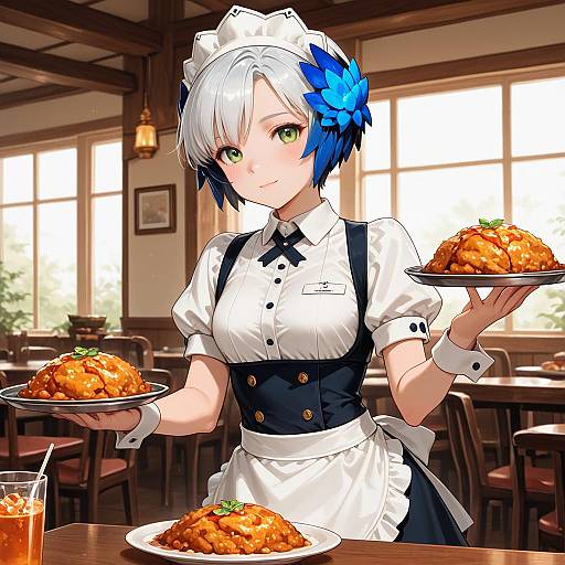 Cozy Waitress Gwendolyn Tennyson