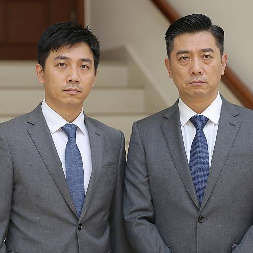 Professional Portrait of Two Men in Suits