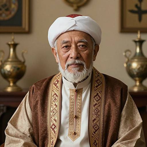 Culturally Advanced Society Leader Portrait