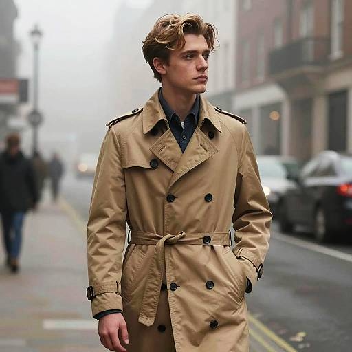 Gibson Tuck Gentleman in Trench Coat