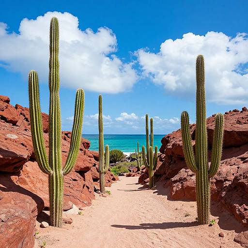 Desert Cacti by Sapphire Ocean